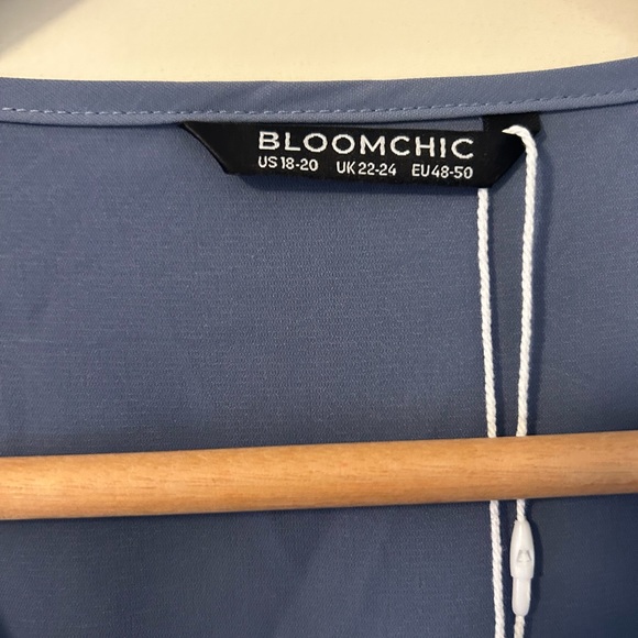 ⭐️Host Pick⭐️ NWT BLOOMCHIC long blue/stone dress - Picture 4 of 6